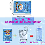 Генератор мильних бульбашок EvsE на 100 отворів Пулемет базука, фото 6
