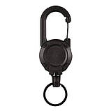 Ретрактор тактичний висувний брелок RETRACTOR з тросом 65 см хакі, фото 7