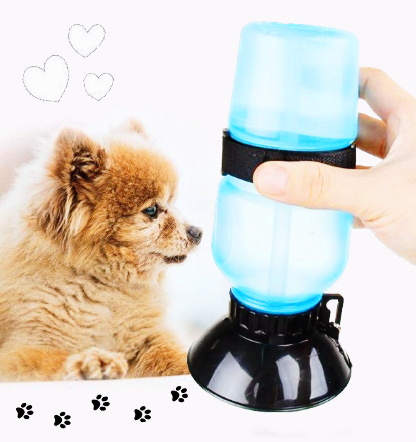 Дорожня поїлка — пляшка для собак Aqua Dog Аква Дог 450 мл