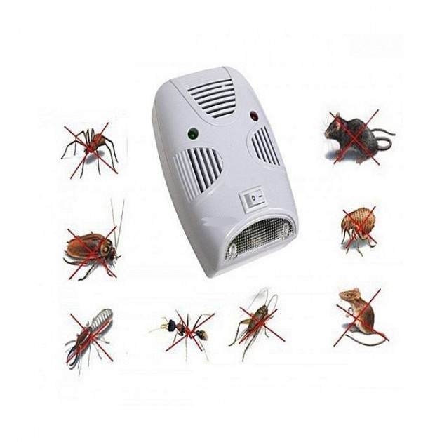 Електромагнітний відлякувач тарганів, мишей, мух Riddex Quad Pest Repelling Aid