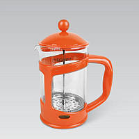Френч-пресс (Заварник) для чая и кофе Maestro 1 л (MR-1665-1000) Оранжевый