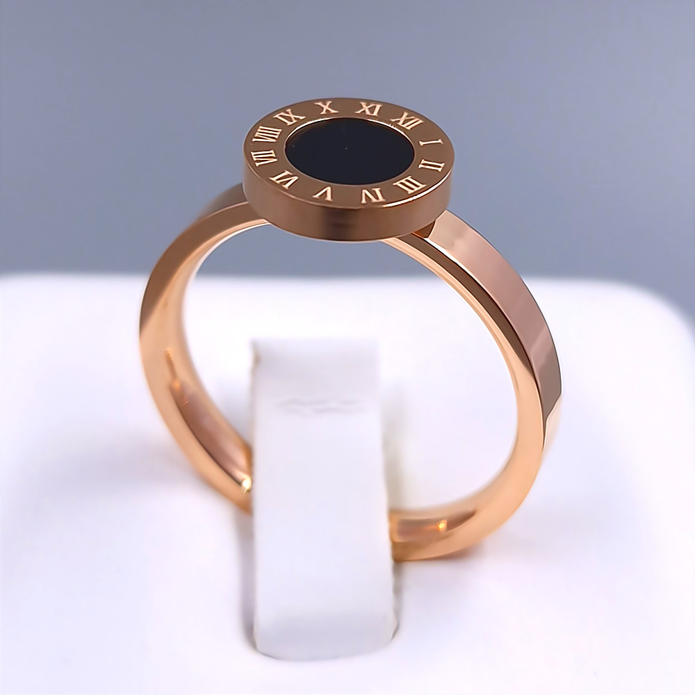 Каблучка Stainless Steel. Сталь. Позолота ЧВ. Є: 17р 18р 19р