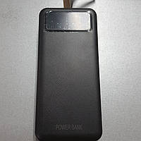 Power Bank 20000 mAh павербанк + фонарик Чёрный