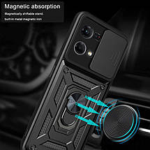 PC + TPU чохол Camshield armor для Oppo A53 / синій, фото 3