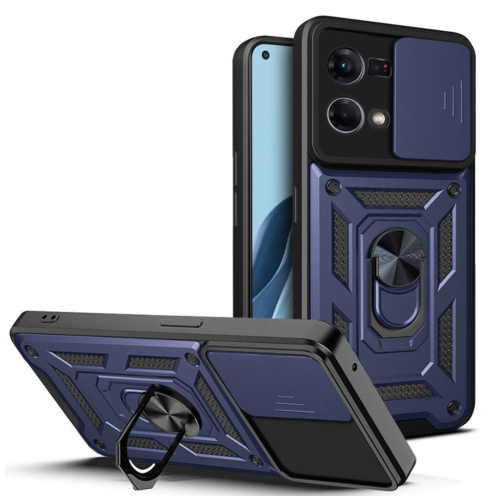 PC + TPU чохол Camshield armor для Oppo A53 / синій