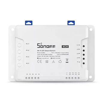 Розумний 4-канальний перемикач Wi-Fi Sonoff