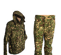 Костюм тактический размер 52 штаны и куртка демисезонный весна/осень камуфляж хищник рип-стоп камуфляж для ЗСУ
