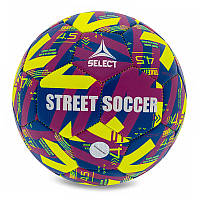 Мяч футбольный Street Soccer V23 №4,5 Желто-синий (57609024)