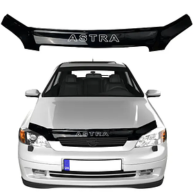 Дефлектор капота мухобійка Opel Astra G 1998-2012 AV-Tuning