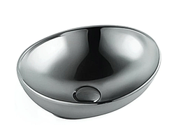 Умивальник (раковина) MEXEN ELZA SILVER сріблястий накладний