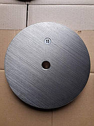 Металевий диск,блін 15 кг на гриф 50 мм, без покриття