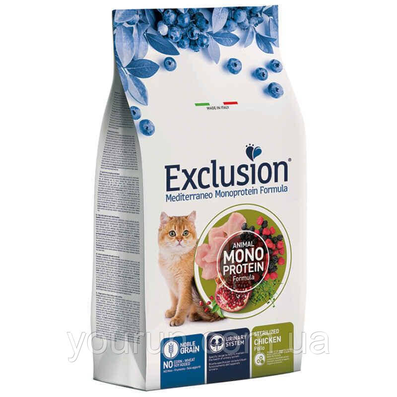 Exclusion Noble Grain Cat Sterilized Chicken-Монопротеїновий корм для стерилізованих котів з куркою 1.5 кг