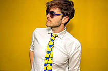 Краватка синя з жовтими качками серіал Як я зустрів вашу мати модель 2 (Великі каченята), фото 3