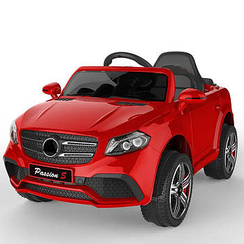 Дитячий електромобіль Mercedes (2 мотори по 25W, 2 акумулятори, MP3) ДЖИП Baby Tilly FL1558 EVA RED Червоний