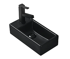 Умивальник (раковина) MEXEN INEZ 40 BLACK MATT правий накладний підвісний *
