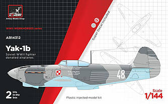 Yakovlev Yak-1b Donated Airplanes 1/144 Armory 14312