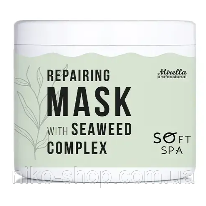 Маска з комплексом морських водоростей для відновлення волосся Mirella Soft Spa 500 мл mi151
