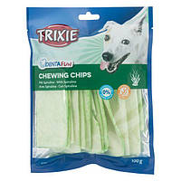 TRIXIE TX-2682 Лакомство Trixie DentaFun KauChips Light для собак, чипсы со спирулиной, 100 г