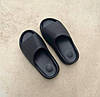Чоловічі шльопанці Adidas Yeezy Slide Black Адідас Ізі чорні тапки тапочки сланці, фото 6