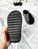 Чоловічі шльопанці Adidas Yeezy Slide Black Адідас Ізі чорні тапки тапочки сланці, фото 7