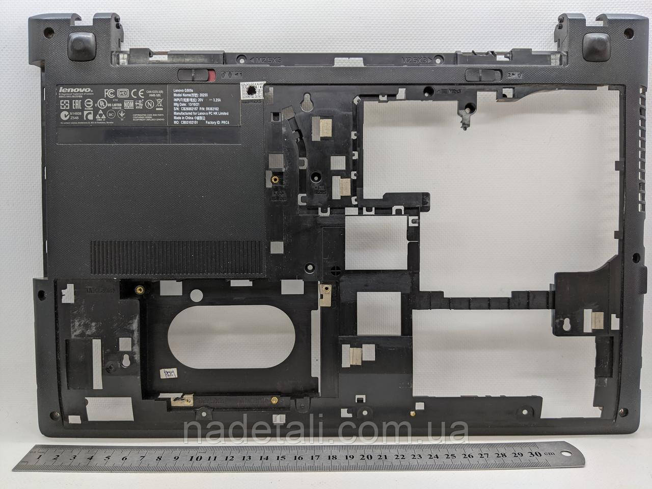 Корпус (нижняя частина, піддон, bottom case) для ноутбука Lenovo G505s, фото 1
