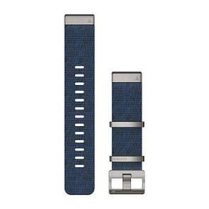 Ремінець Garmin QuickFit 22 Watch Bands Jacquard-weave Nylon Strap – Indigo