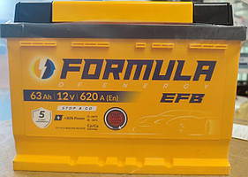 Акумулятор Formula EFB 6СТ-63-АЗ (0) правий плюс