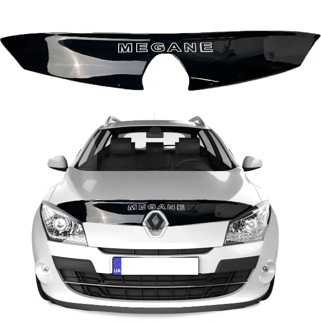 Дефлектор капота мухобойка Renault Megane III 2008-2014