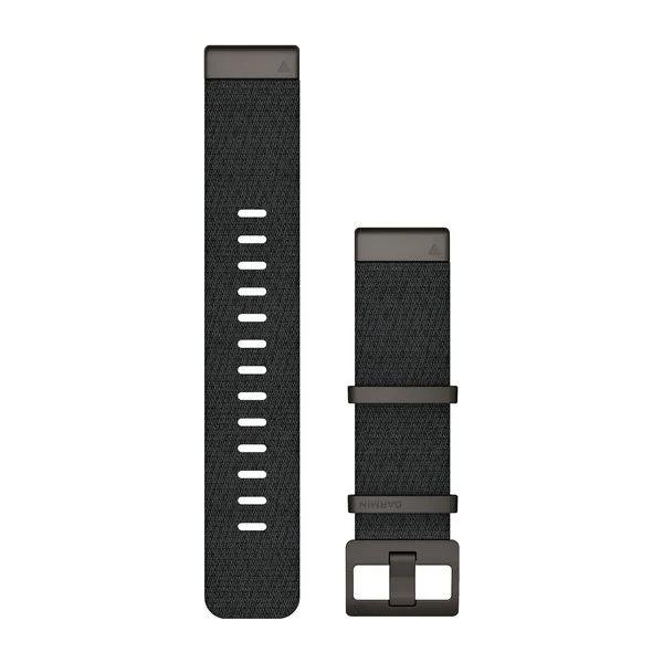 Ремінець Garmin QuickFit 22 Watch Bands Jacquard-weave Nylon Strap – Heathered Black