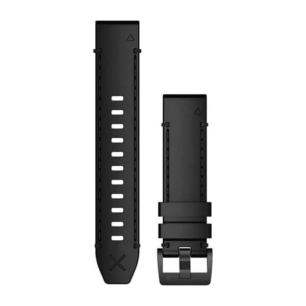 Ремінець Garmin QuickFit 22 Watch Bands Genuine Horween Leather Strap – Black