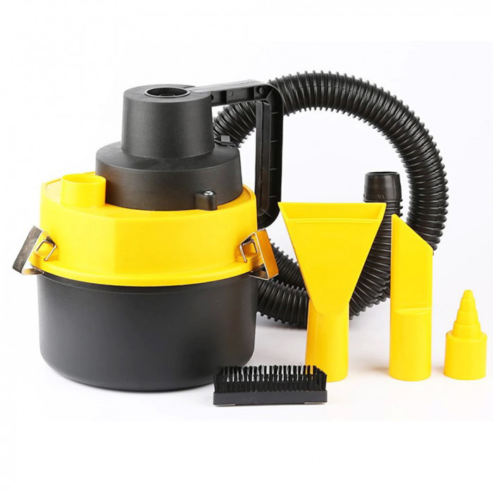 Автомобільний пилесос (жовтий) Розпродаж, фото 1