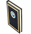 Діловий щоденник А5 формату в шкіряній палітурці не датований "Військова розвідка України", фото 3