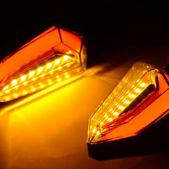 Мотоперевертники покажчики поворотів світлодіодні габаритним світлом knuckle