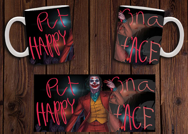 Чашка біла керамічна "Джокер" Joker ABC, фото 1