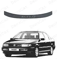 Дефлектор капота на Volkswagen Passat В4 седан/універсал 1993-1997. Мухобійка на Volkswagen Passat В4