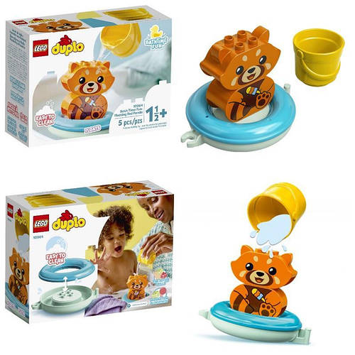 Конструктор LEGO DUPLO My First Приключения в ванной: Красная панда на ...