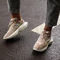 Бежеві жіночі кроссівки Nike Vista Lite Beige. Модні кросси для жінок Найк Віста Лайт., фото 4
