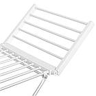 Електрична сушарка для білизни Adler AD 7821 — 300 Вт, складна, 20 м для сушіння, алюміній, фото 4