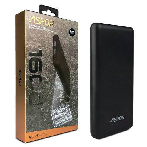 Power Bank AZP- A327 16000mAh iQ (2USB/1A/2.0А)- чорний, фото 1