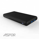 Power Bank AZP- A327 16000mAh iQ (2USB/1A/2.0А)- чорний, фото 2