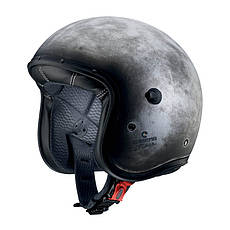 МОТОШОЛОМ ВІДКРИТИЙ CABERG FREERIDE IRON КОЛІР СТАЛЕВИЙ (РУЧНЕ ОЗДОБЛЕННЯ)