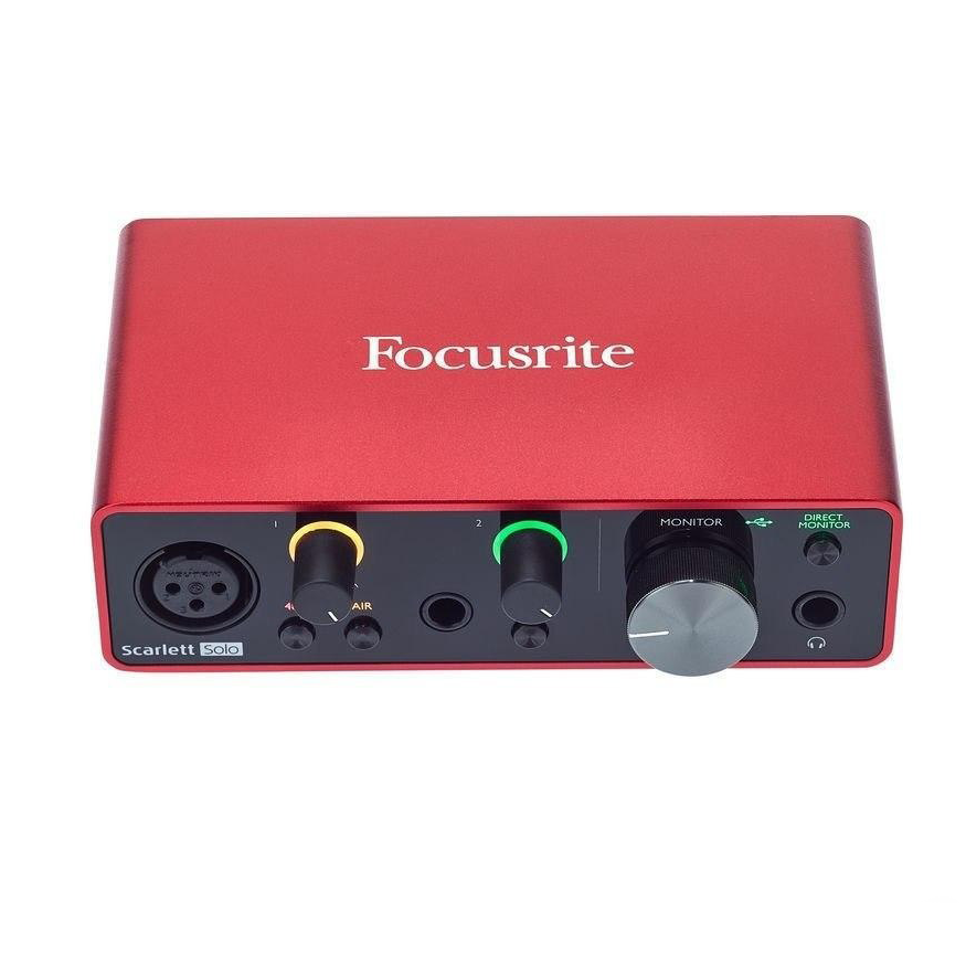 Аудиоинтерфейс Focusrite Scarlett SOLO 3rd Gen - фото 1 - id-p1258952731