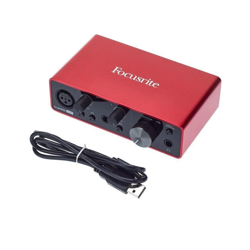 Аудиоинтерфейс Focusrite Scarlett SOLO 3rd Gen - фото 3 - id-p1258952731