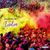 Настенный календарь 2024 год. Colors of India