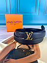 Жіночий шкіряний ремінь Louis Vuitton Луї Вітон, фото 3