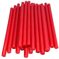 Термоклей діаметр 11мм, довжина 270мм, червоний, 1кг, GLUE-RED