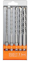 Набор Буров Для Перфоратора SDS-plus Ø 5, 6, 8, 10, 12 мм 5 шт (23988)