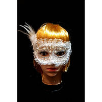 Венеціанська маска з Перли (біла)