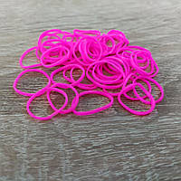 Резинки для плетения браслетов розовые 50 штук