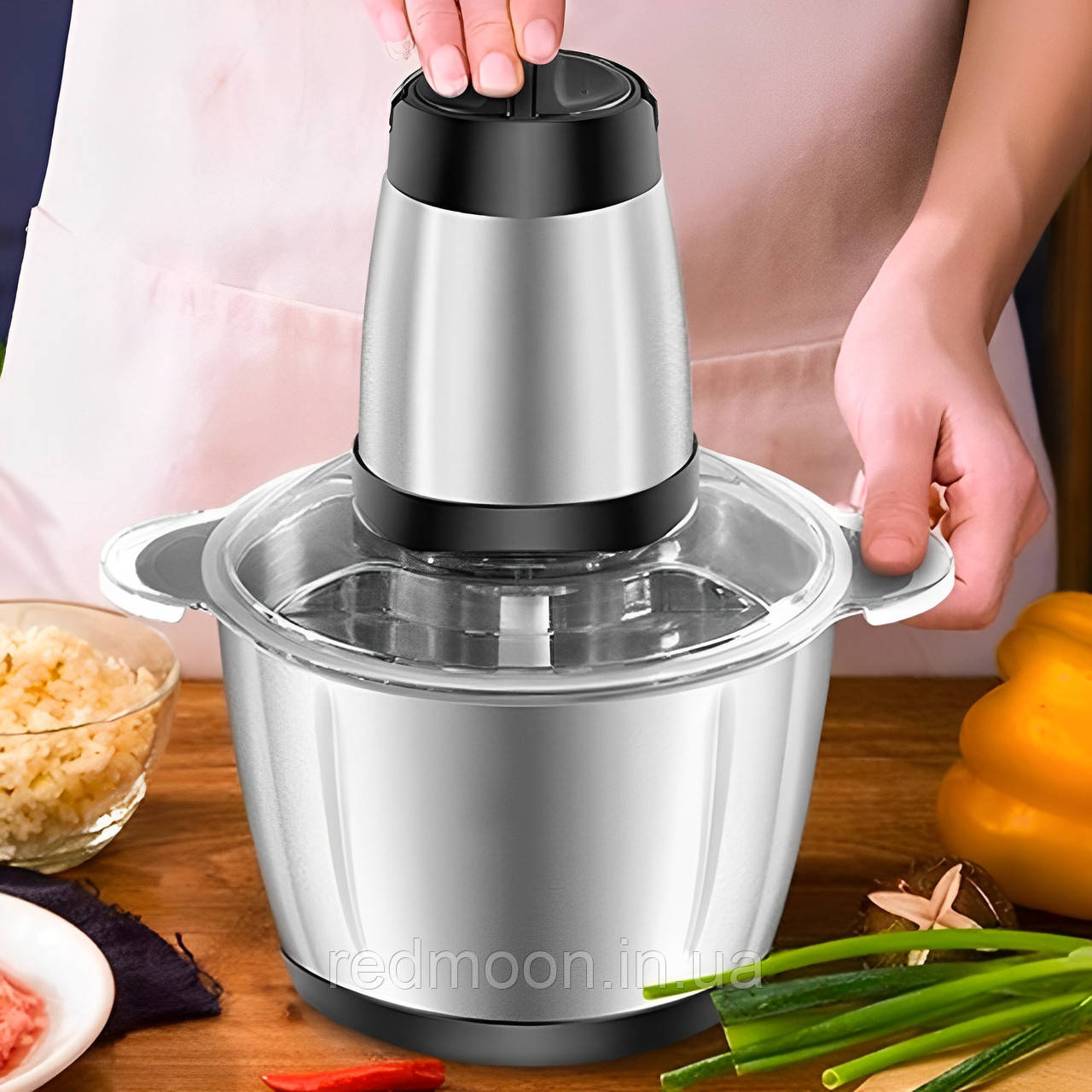 Кухонный измельчитель Kitchen Expert, 250W / Блендер электрический с ...